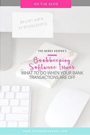 Bookkeeping Software Issues: What To Do When Your Bank Transactions Are Off Bookkeeping Software Issues: What To Do When Your Bank Transactions Are Off